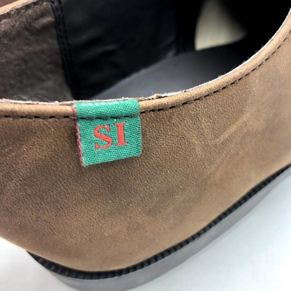 School Issue Men's Brown Leather Oxford Shoes - Picture 9 of 13